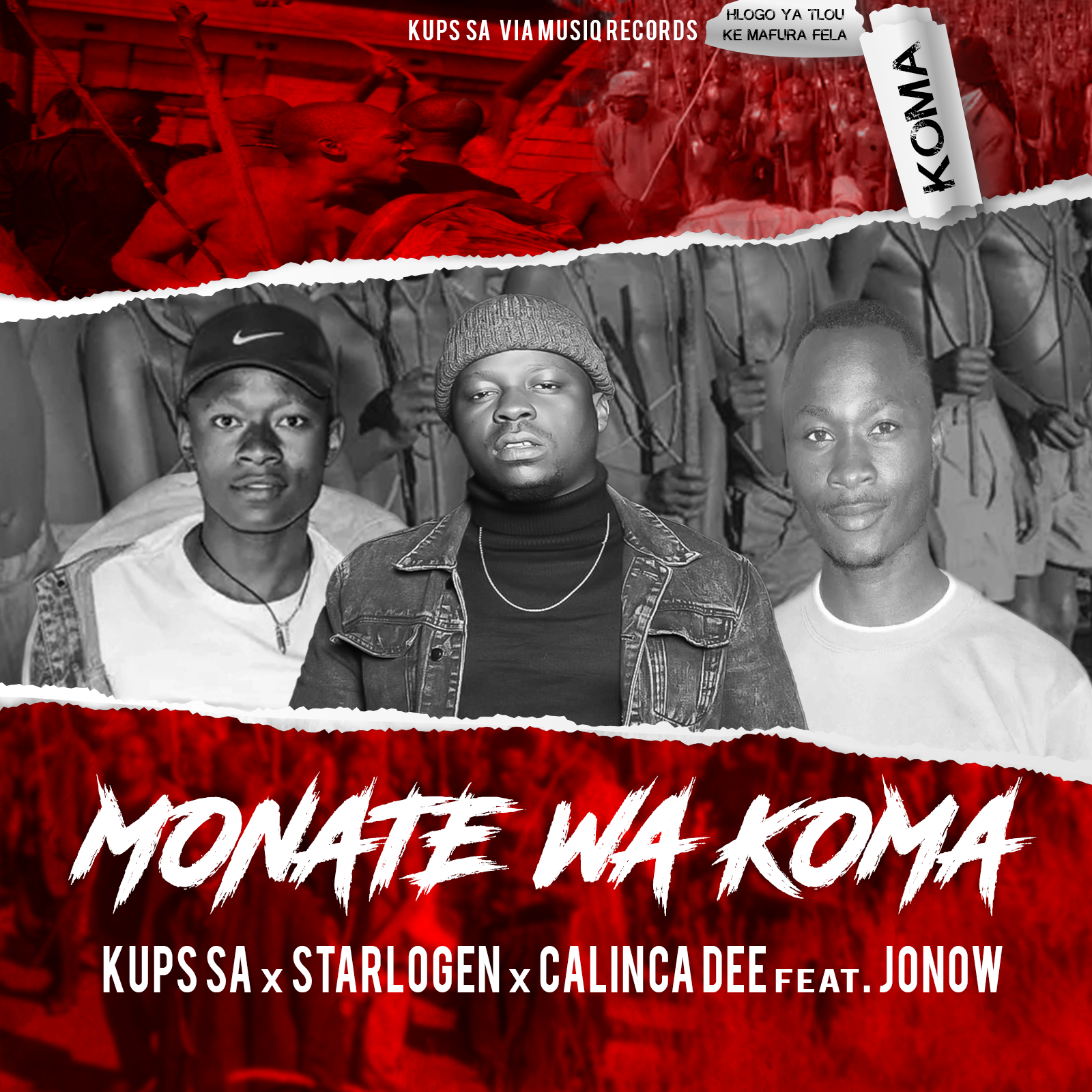 Kups SA-Monate Wa Koma & Calinca x Starlogen ft. Jonow (Afro-Log_Lekompo) Image