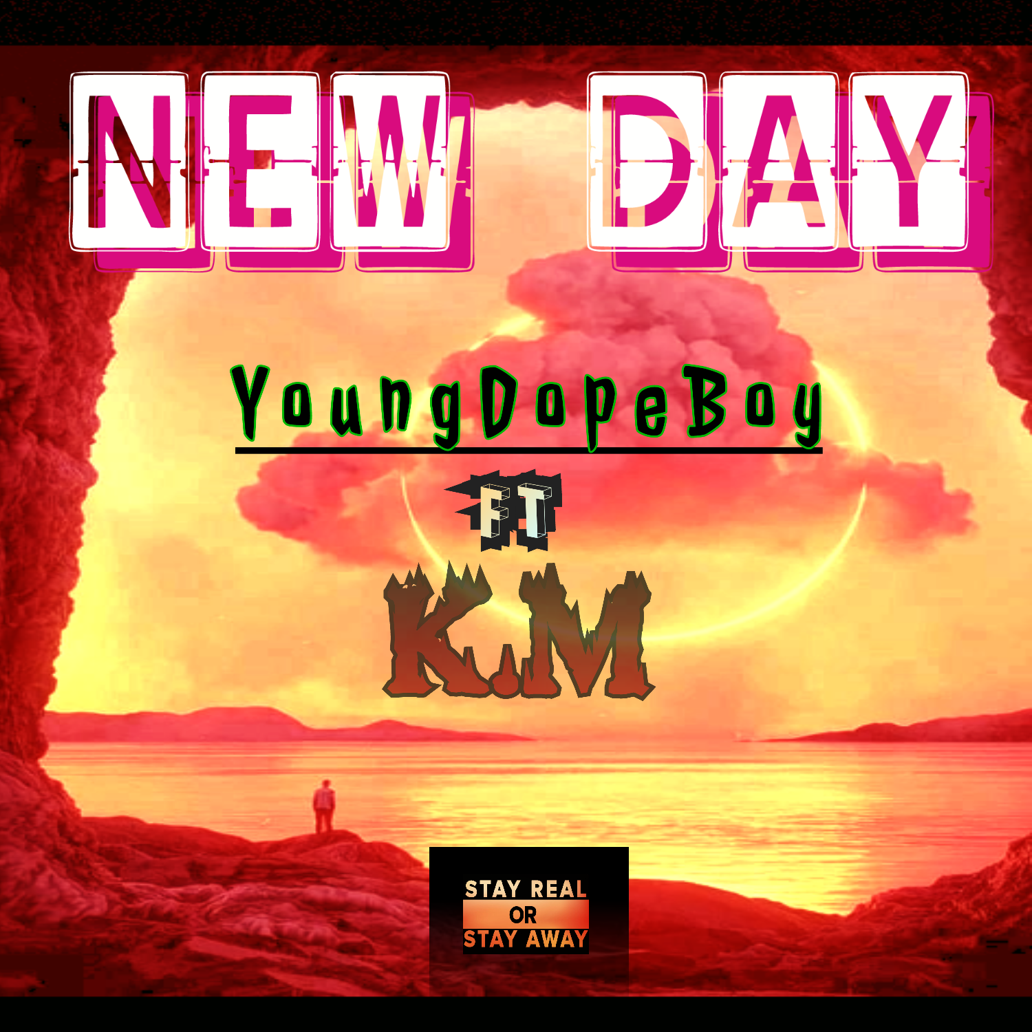 YoungDopeBoy- NEW DAY- Ft K.M Image